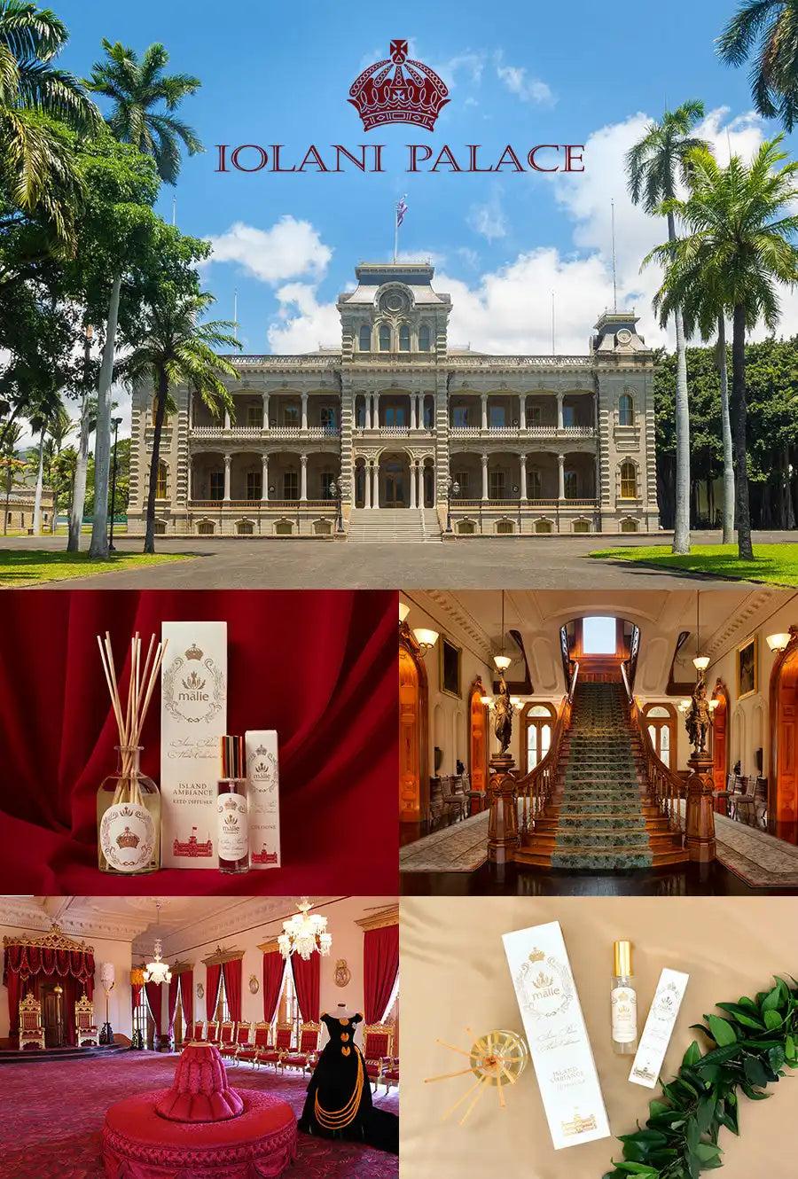 Iolani Palace stands as Hawaii’s only royal palace, featuring American Florentine architecture with its distinctive columns and verandas.