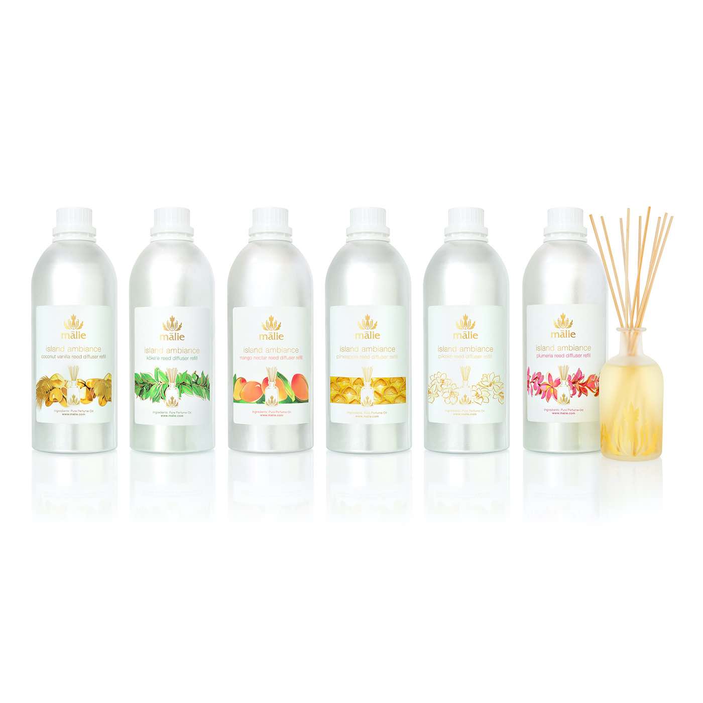 Plumeria Island Ambiance Reed Diffuser Refill