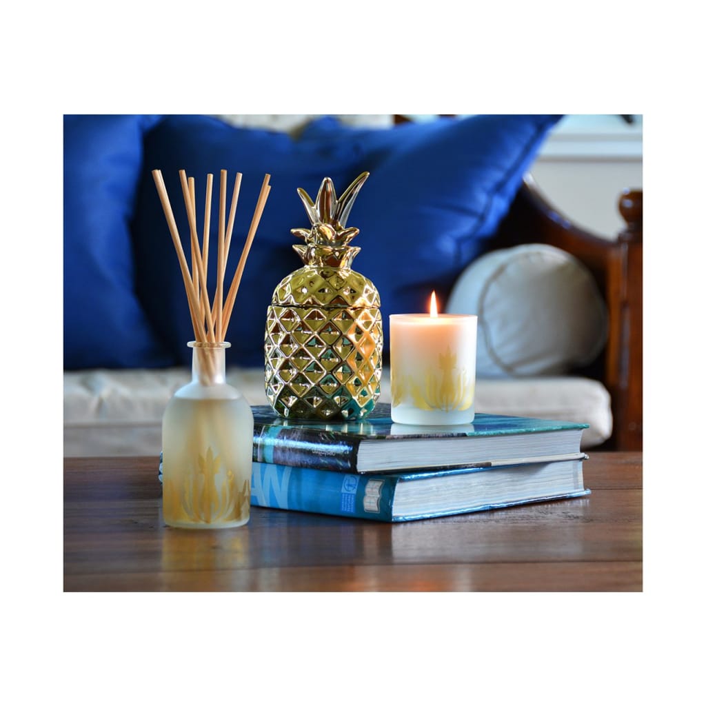 pineapple soy candle - Home