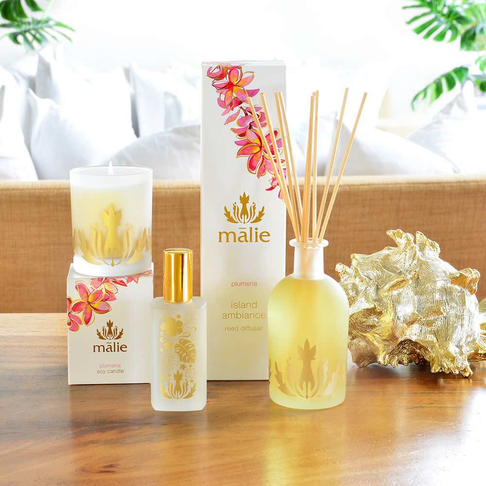 Plumeria Island Ambiance Reed Diffuser - Home