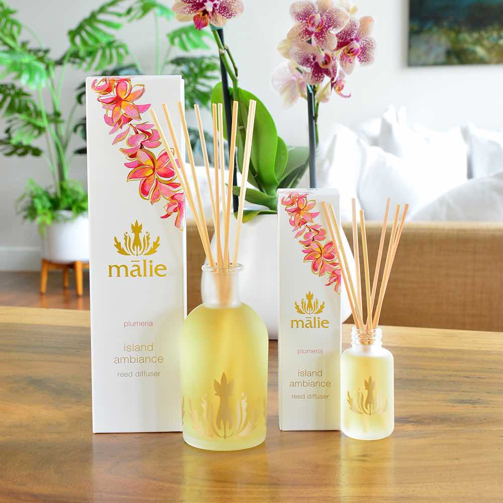 Plumeria Island Ambiance Reed Diffuser Mini - Home