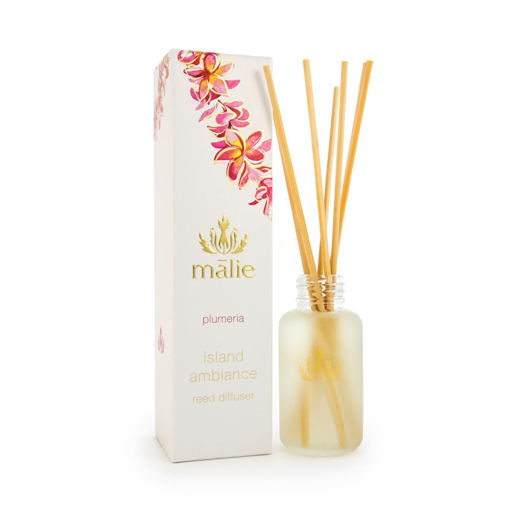 plumeria island ambiance reed diffuser travel size - Home