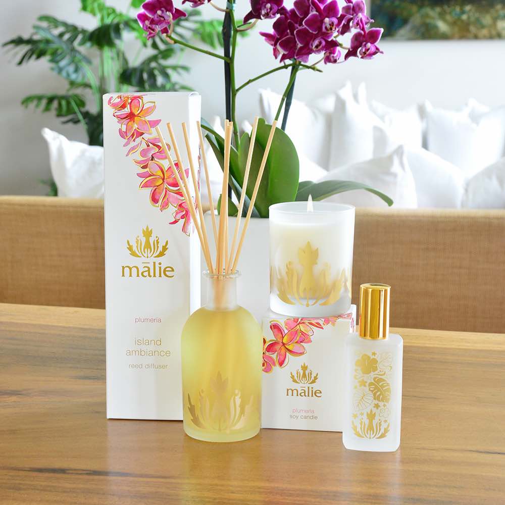 Plumeria Island Ambiance Reed Diffuser - Home