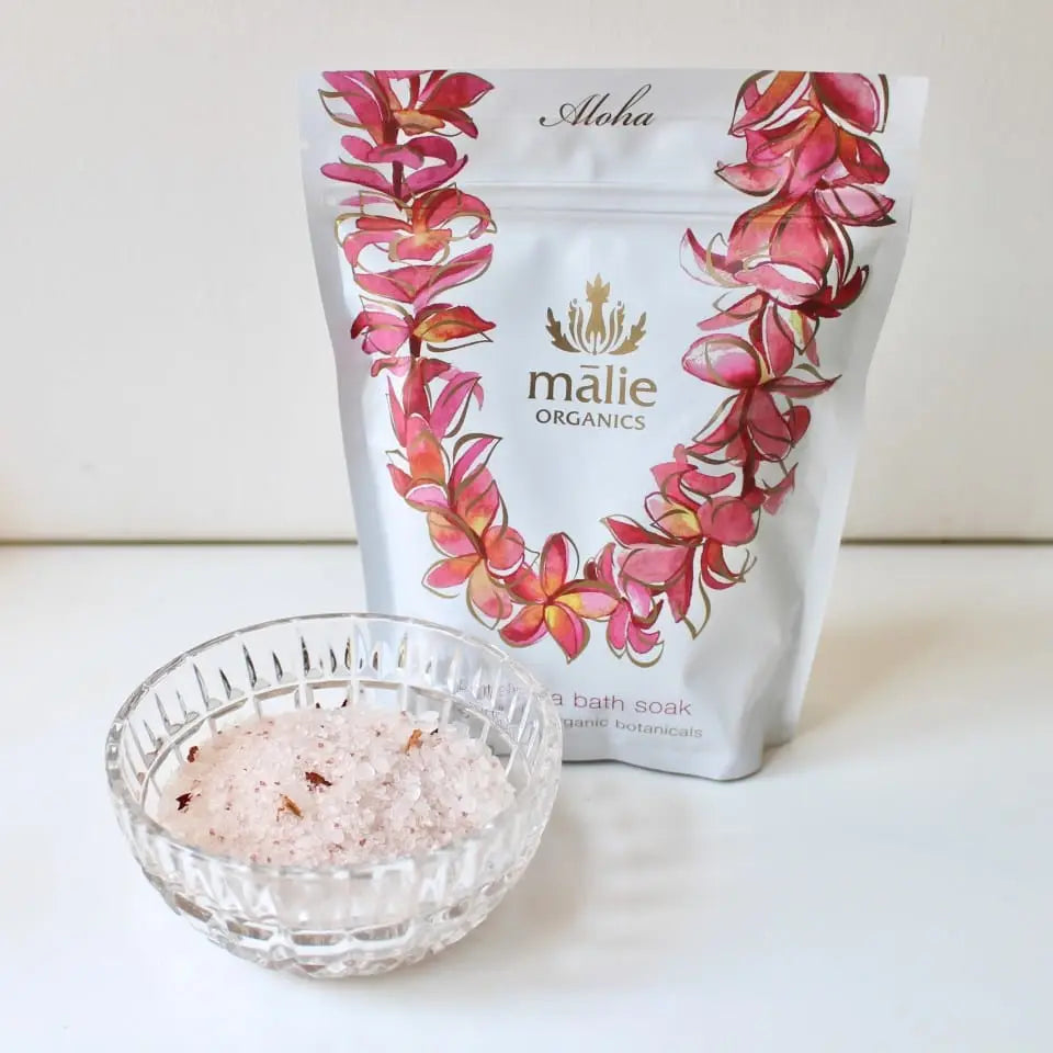 Shop with Kendallyn, Top Oregon Blogger, Malie Organics, Tropical Hawaiian Beauty, Plumeria Bath Soak