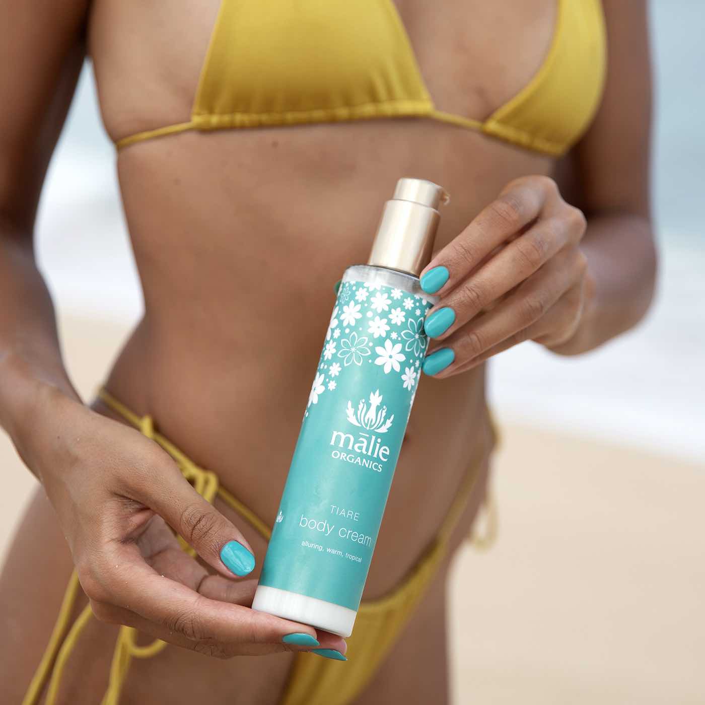 organic monoi body cream lotion with aloe, a Pacific island dream