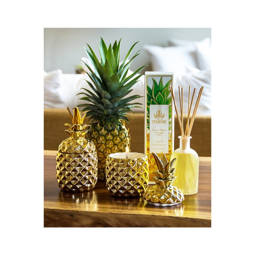 pineapple soy candle - Home